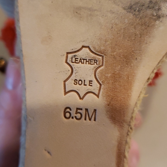 Tory Burch Niyah Espadrille Bohemain Wedge 6.5 - Picture 10 of 10